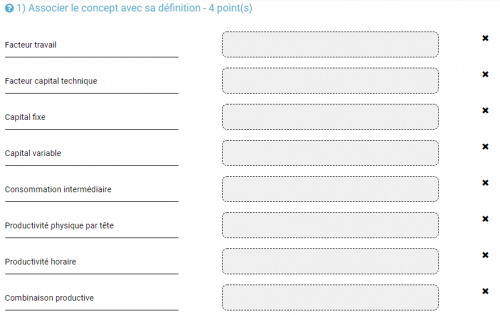 Exercice d'associations {PNG}